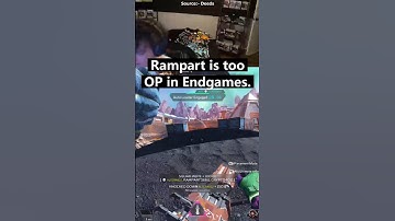 Rampart is too OP in Endgames | Apex Legends #shorts