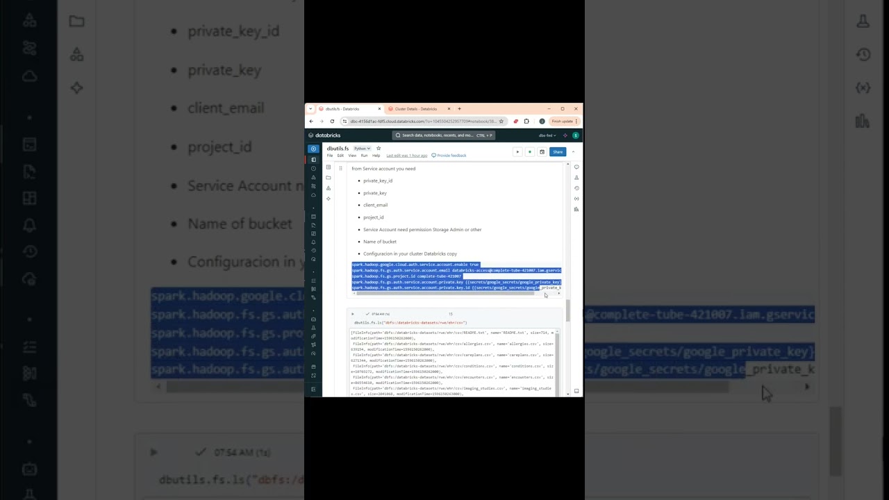 Databricks DButils: How to mount/unmount  Google Bucket in DBFS (dbutils fs) 