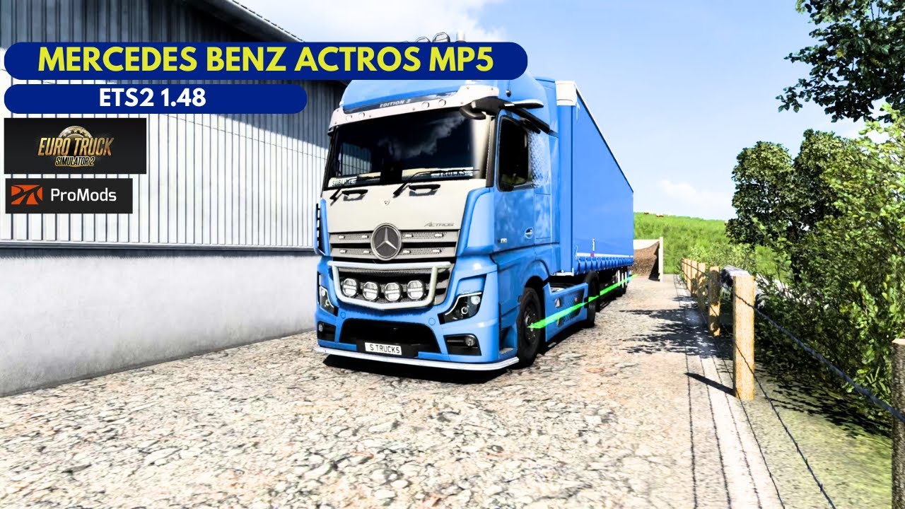 Mercedes-Benz Actros MP5 Mod For ETS2 1.48