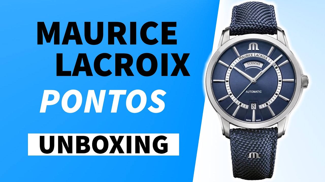 Maurice Lacroix PONTOS PT6358-SS004-431-4 Unboxing - YouTube