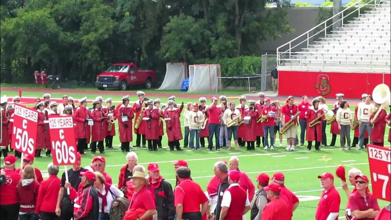 Cornell Big Red Marching Band Alma Mater HC 2012 YouTube