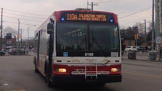 (Ride Video) TTC 2010 Orion VII NG Diesel 8189 on Route 110A Islington South | 04/19/25