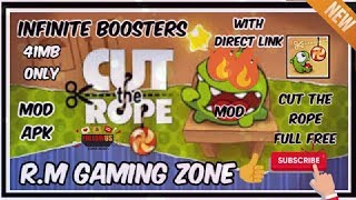 HOW TO DOWNLOAD Cut the Rope(F.F)(MOD,INFINITE BOSSTER)3.15 apk & Add Free for📱by (R.M GAMING ZONE) screenshot 2