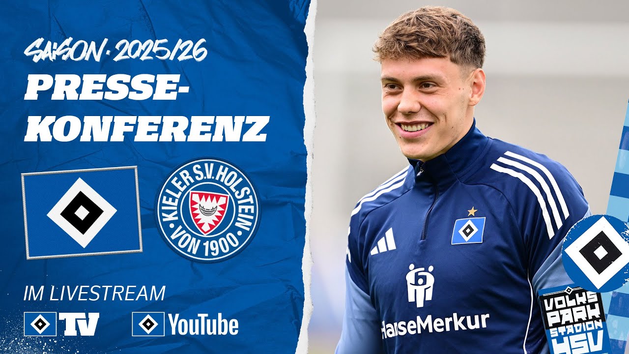 RE-LIVE: PRESSEKONFERENZ MIT NICOLAI REMBERG | HSV vs. Holstein Kiel