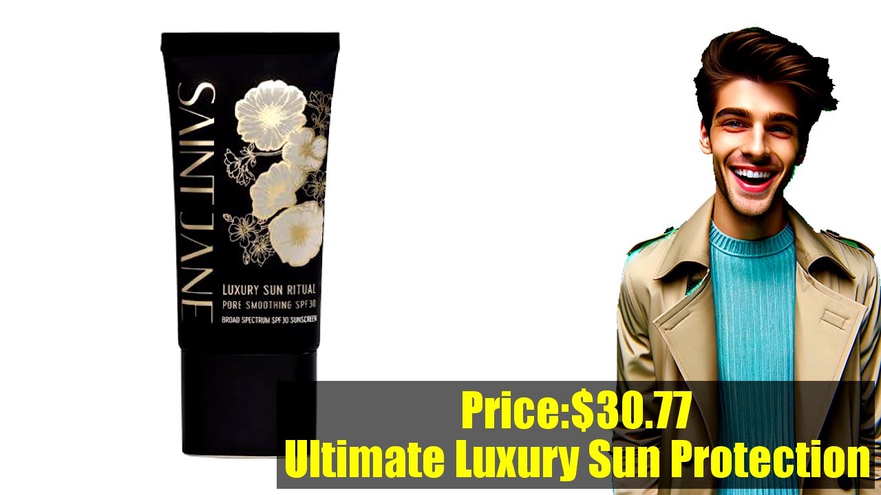 Buy SAINT JANE Luxury Sun Ritual - Pore Smoothing SPF 30 Mineral Sunscreen | Luxury, Floral-Infused,