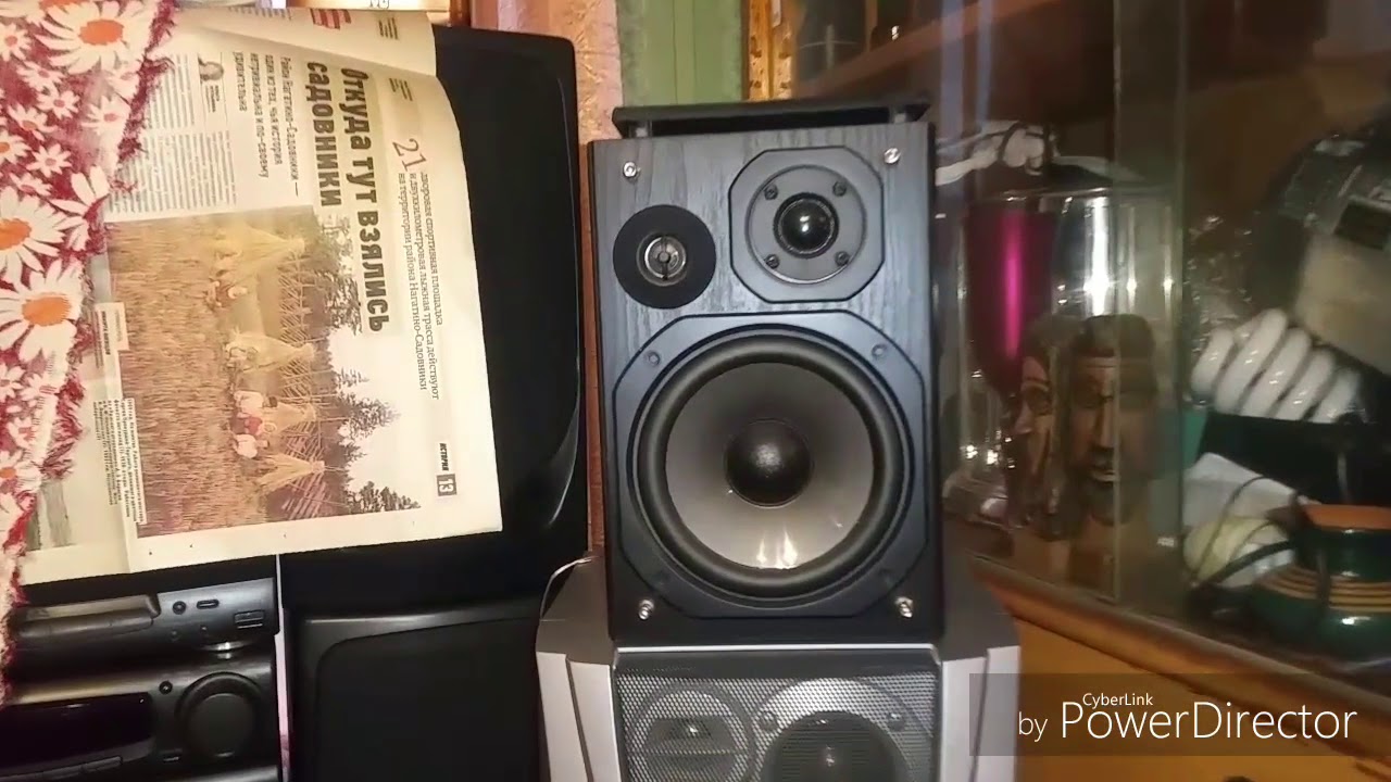 Aiwa BL40 с колонками Panasonic pmx 3, тестим.№215