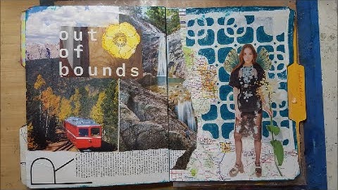 File Folder Art Journal: Out of Bounds