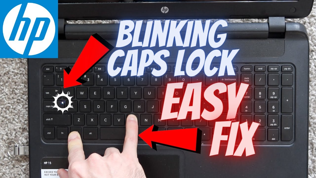 Hp Laptop No Display Caps Lock Blinking (FIXED) BIOS Recovery Reinstall  with USB - YouTube