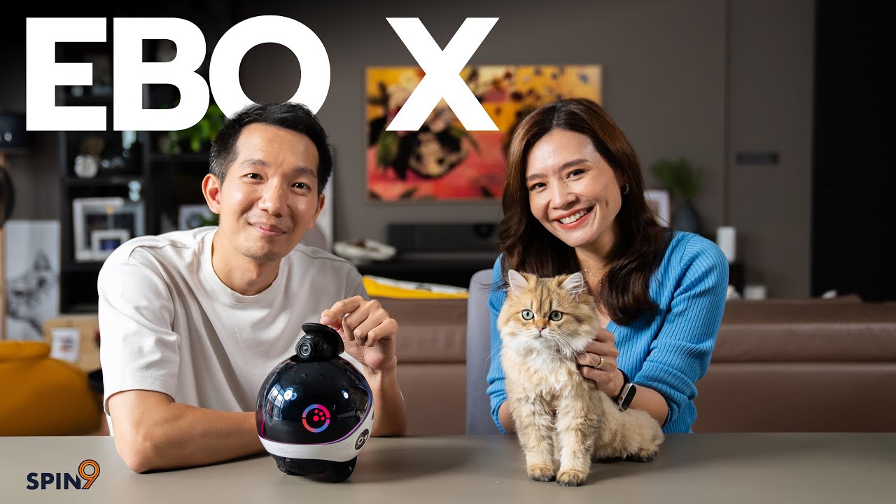 [spin9] รีวิว EBO X — หุ่นยนต์ดูแลความปลอดภัยในบ้าน กล้องชัด เดินได้ทั่วห้อง สั่งงานด้วยเสียง