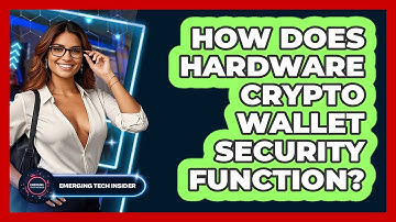How Does Hardware Crypto Wallet Security Function? - Emerging Tech Insider