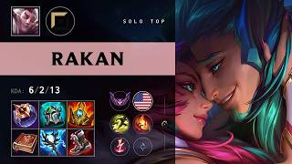 Rakan Top vs Tryndamere - NA Master Patch 26.14