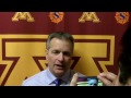 Don Lucia after 2-0 win over Michigan