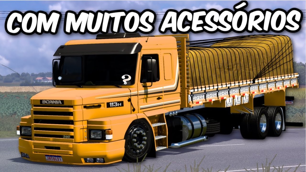 MONTEI UMA 113 NA CARROCERIA QUALIFICADA COM DIRETÃO NO ETS2 | MOD GRÁTIS