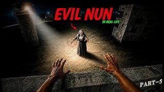 EVIL NUN IN REAL LIFE 💀 PART 5 | Horror Story | Horror Pov | Ashish Vishwakarma Parkour