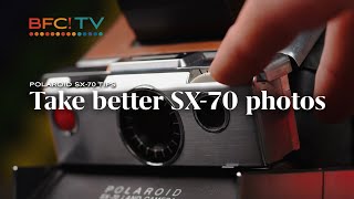 How to take better photos on the Polaroid SX-70 - Lighting tips, exposure controls, & accessories!