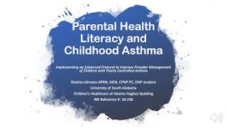 Shekita Johnson APRN, MSN, CPNP-PC  DNP Virtual Presentation