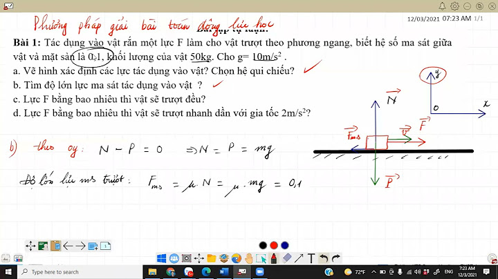 Các phương pháp giải bài toán động lực học năm 2024