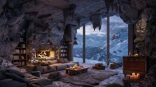 Heavy Winter Storm & Frosty Wind Sound for Sleeping┇Cold Ambience & Snow Storm Sleep Sounds