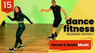 15 Minute Dance Workout | House & Beats Music (Beginner Friendly Cardio) | Excerpt of LIVE Class