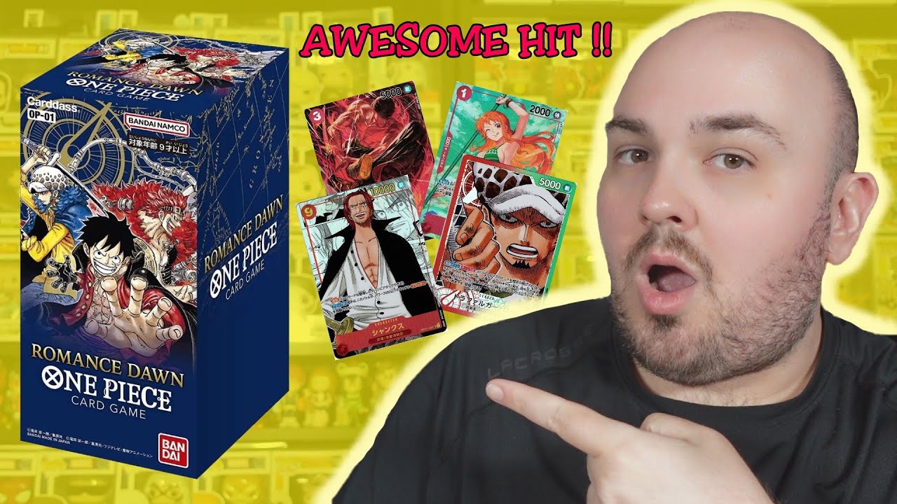 Opening the JAPANESE One Piece Romance Dawn Booster Box - YouTube