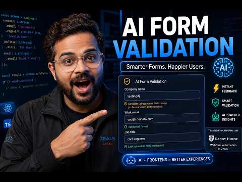 Build an AI-Powered Form Validation with Zod + OpenAI | Next.js
