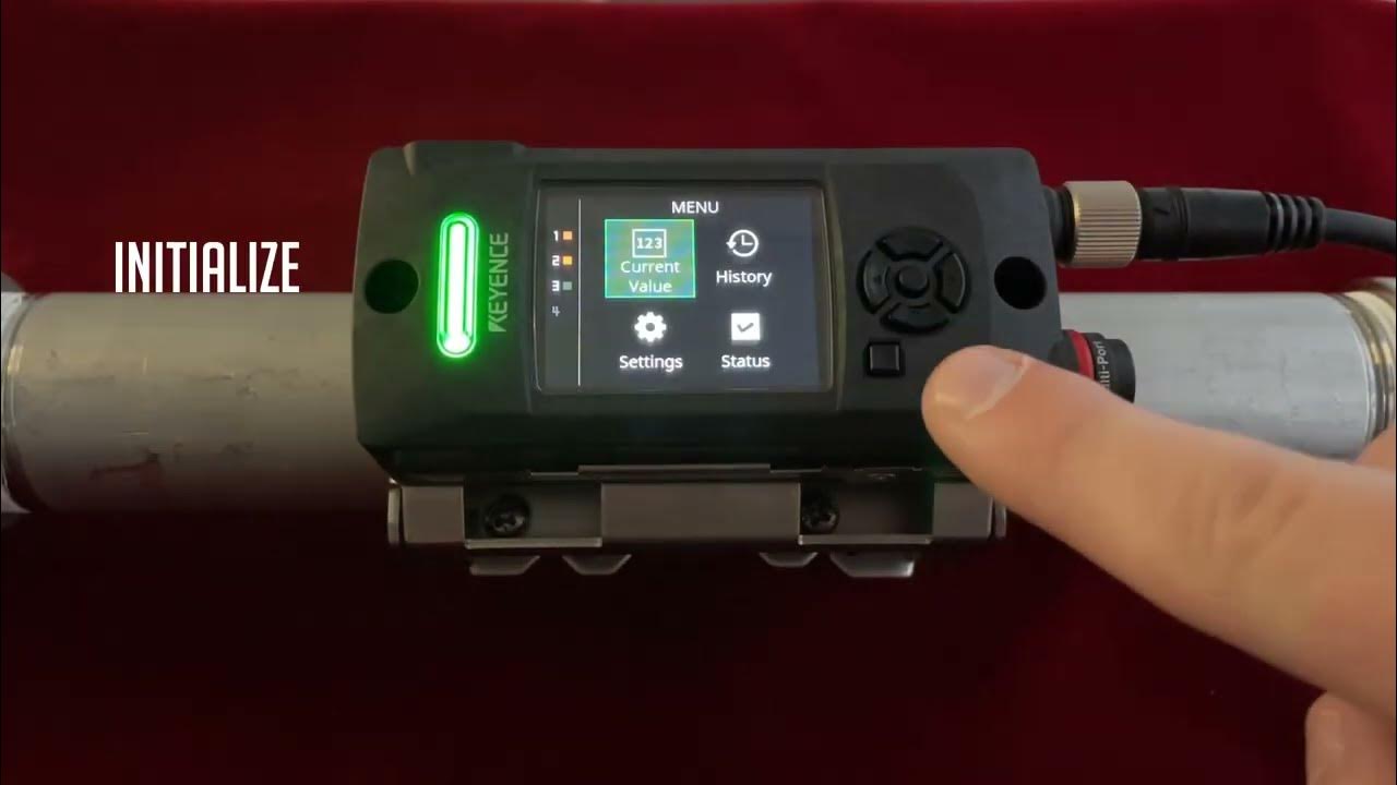 Flow Meter KEYENCE FDH First Time Setup YouTube