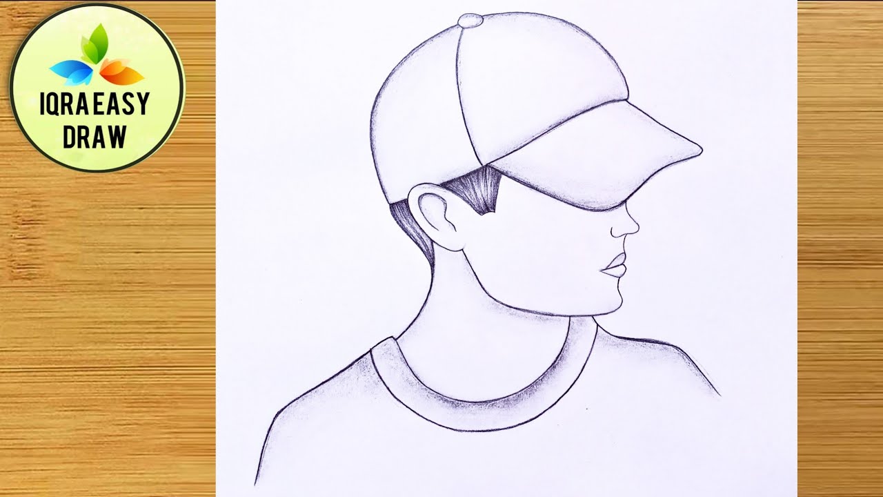 How to draw a Boy with cap for beginner, pencil sketch tutorial, boy  drawing easy, Drawing, #Boydrawing #Pencildrawing #Drawing #art, By  Drawingneelu