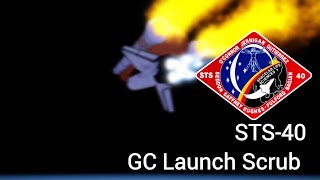 Launch Scrub of STS-40 (VC Experience)