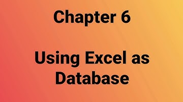 Class 7 Ch-6 Using Excel as Database. (Part 3)