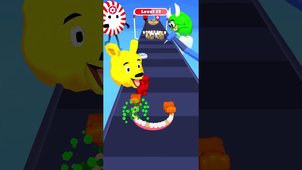 Funny Running Game - Tooth Runner 