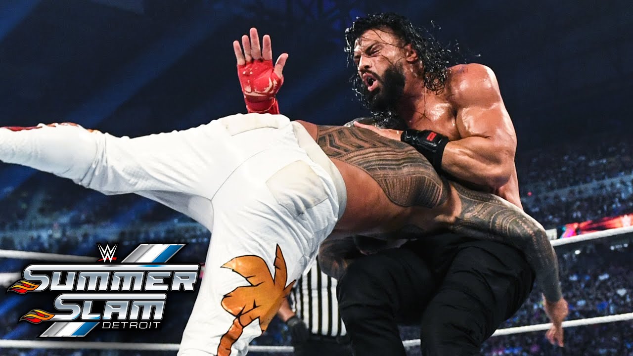 Reigns vs Uso   Tribal Combat for Undisputed WWE Universal Championship SummerSlam 2023 Highlights