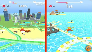 aquapark.io - Gameplay Trailer (Android)