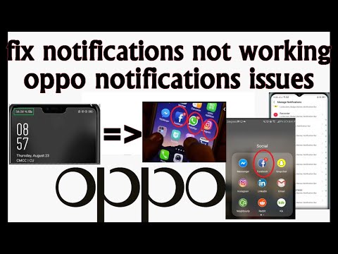 If your oppo phone cannot receive notifications of applications Gmail, Messages, Facebook, ..