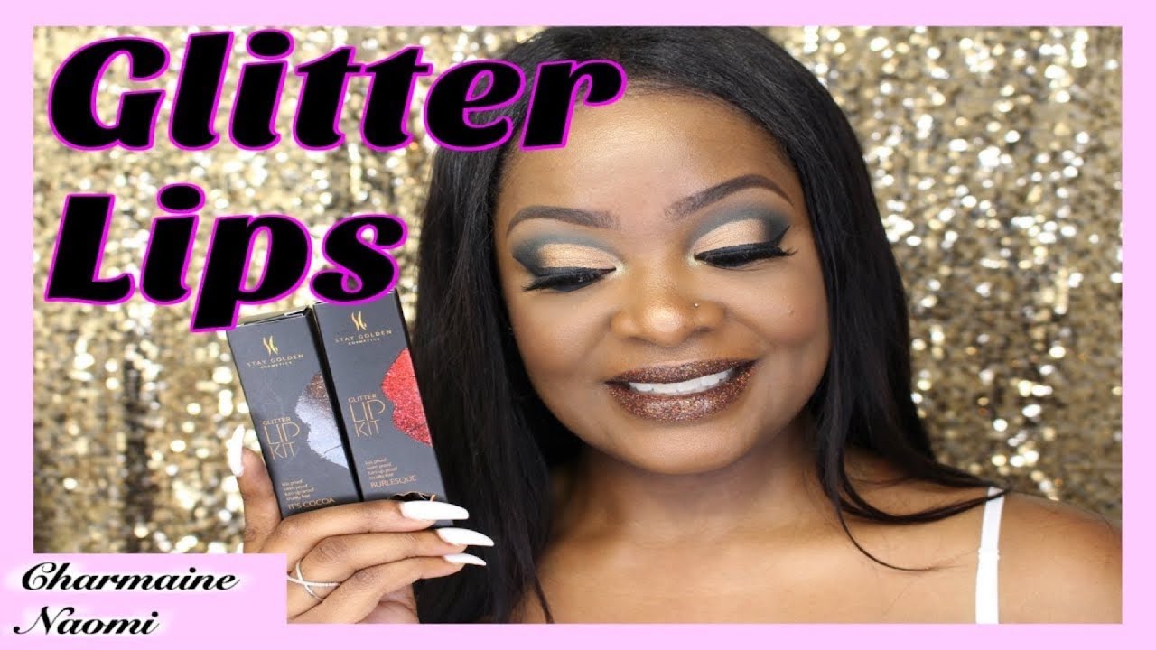 MY LIPS ARE POPPIN!! Stay Golden Cosmetics Lip Kit Review Does It