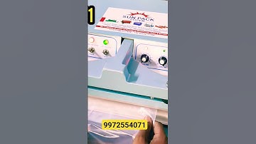 Part 2 | Table Top Sealing Machine| #sunpacksystem #sealing #sealingmachine #pedalsealer