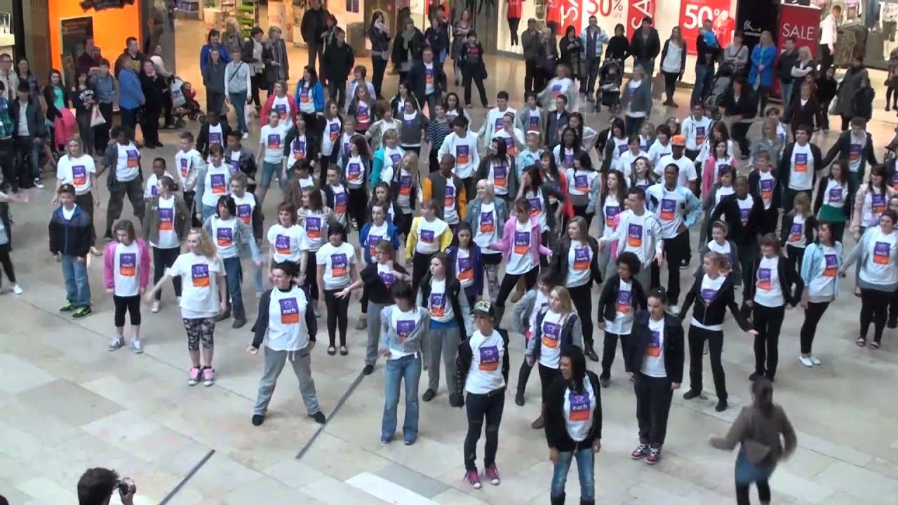 Stanground College Flash Mob in HD for EACH
