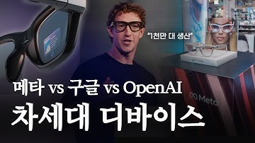 [Monthly퉄] 메타 vs 구글 vs OpenAI 차세대 디바이스 경쟁 | 스마트글라스