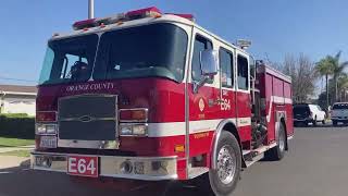 OCFA Engine 64 clearing