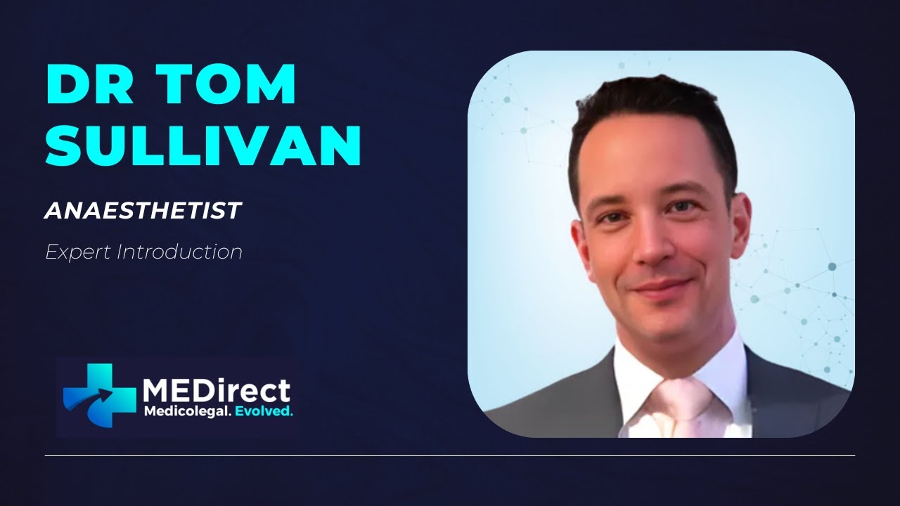 Introducing Dr Tom Sullivan Anaesthetist YouTube