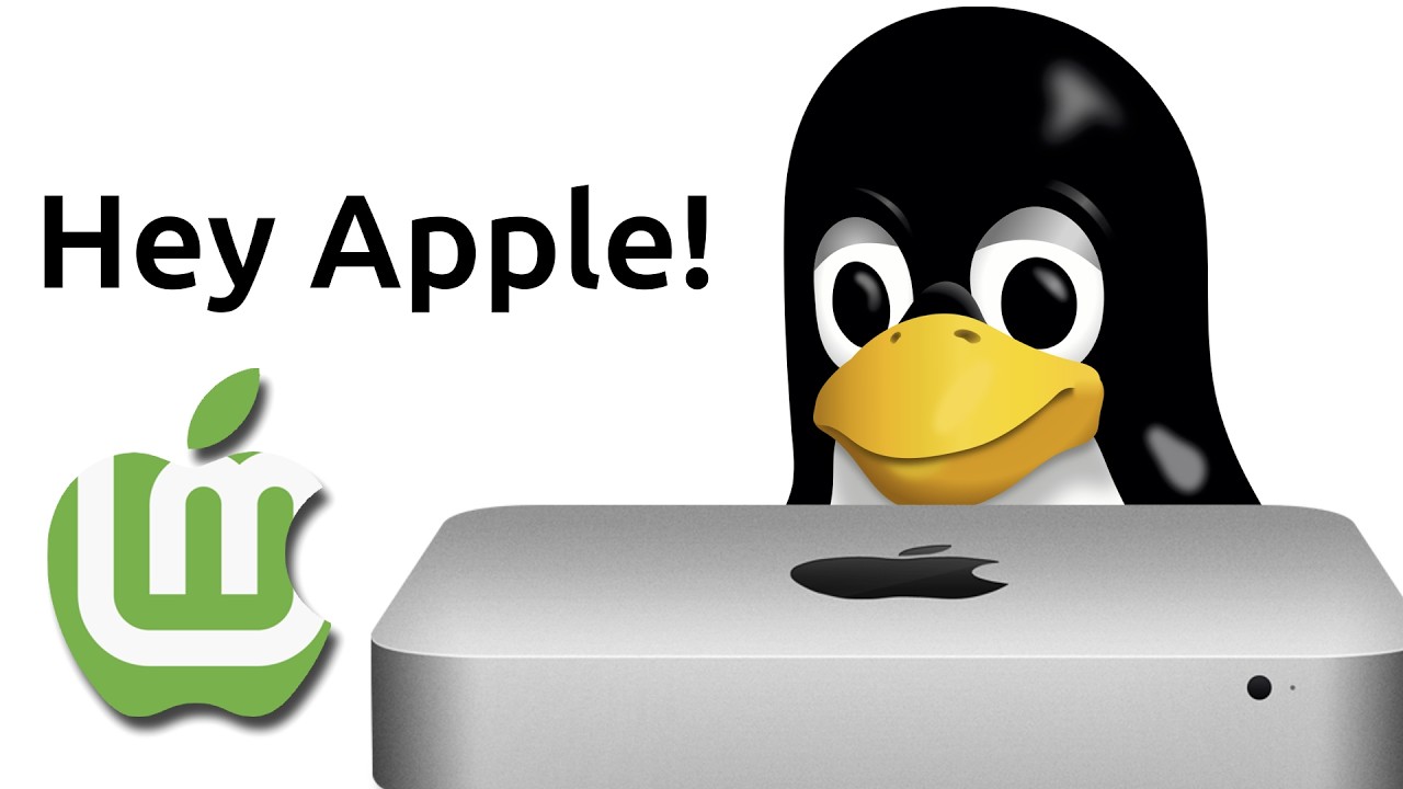 Installing Linux Mint on an old Mac Mini - YouTube
