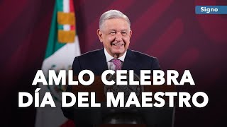 EN VIVO  AMLO. Día de la Maestra y el Maestro en Palacio Nacional. 15 de mayo de 2024