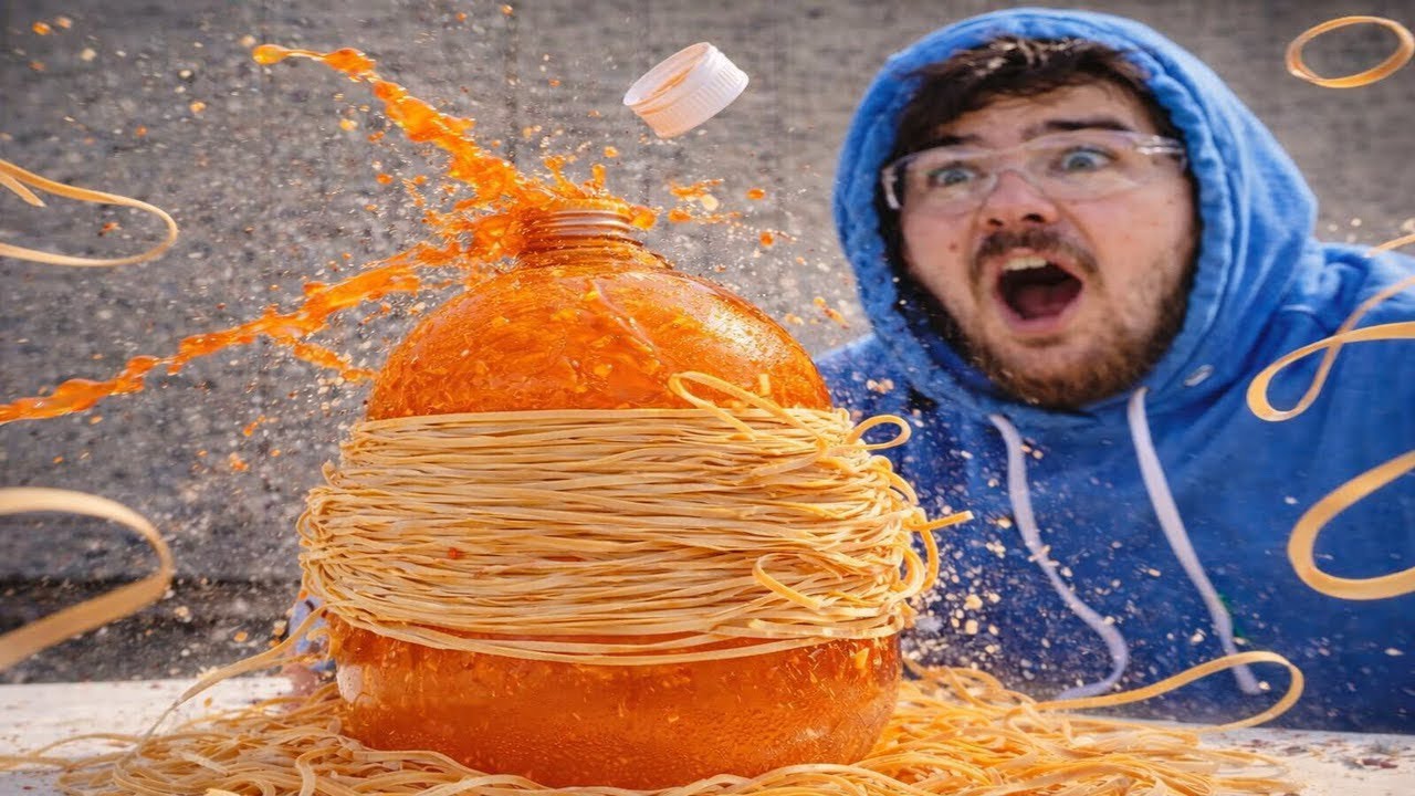 Rubber bands vs orange juice