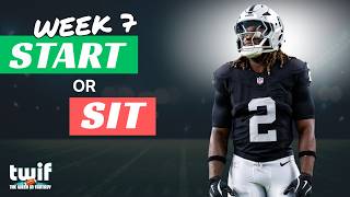 Week 7 Start/Sit Calls | Fantasy Football 2026