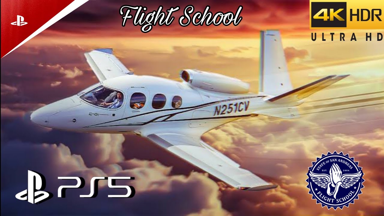 GTA V Flight School Michael Mission 4K HDR 60 FPS PS5 PART 15 