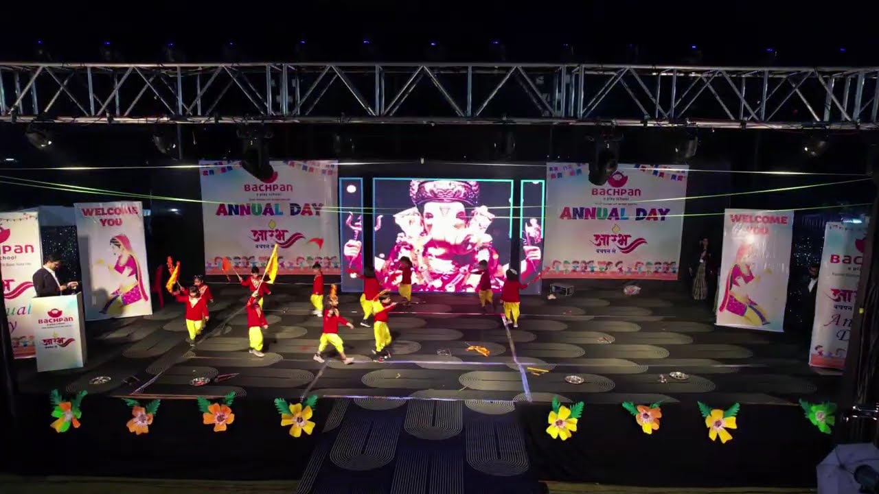 Ganesh Vandana Dance | UKG Lotus | Annual Function 2025–26 | Bachpan Kalindi