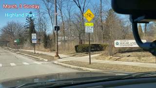 Highland Park IL suburbio (drone)