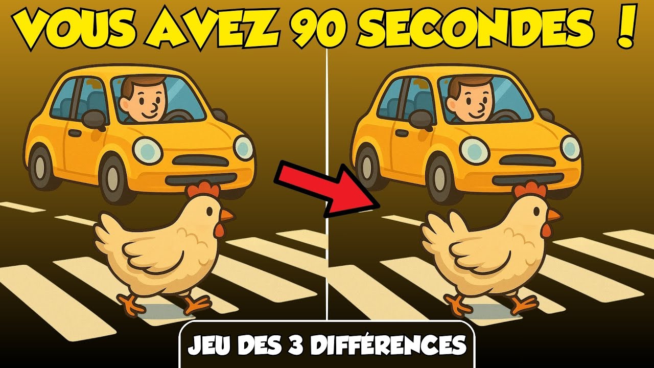 ⏱️ Trouve les 3 Différences (Défi Chronométré)