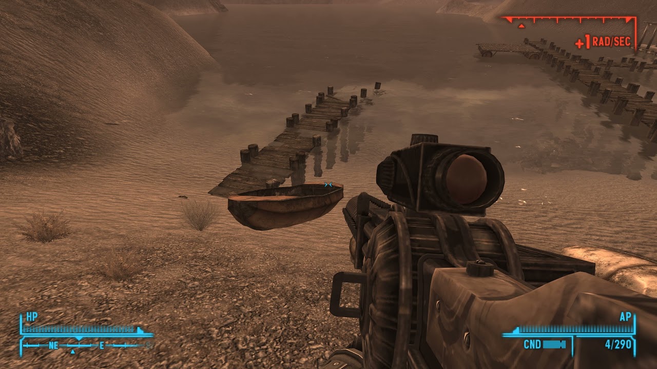 FalloutNV how to get to dry wells