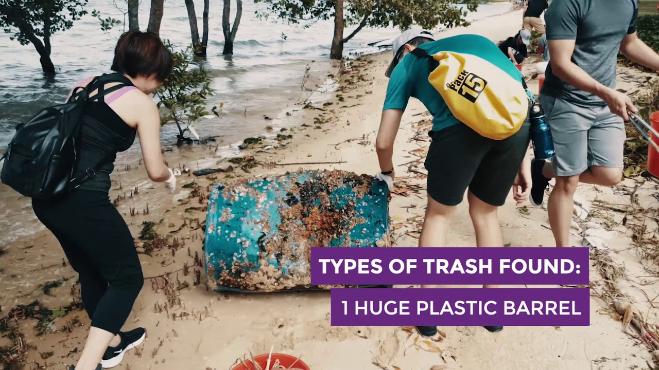 watch video: Ubisoft Singapore’s Beach Cleanup