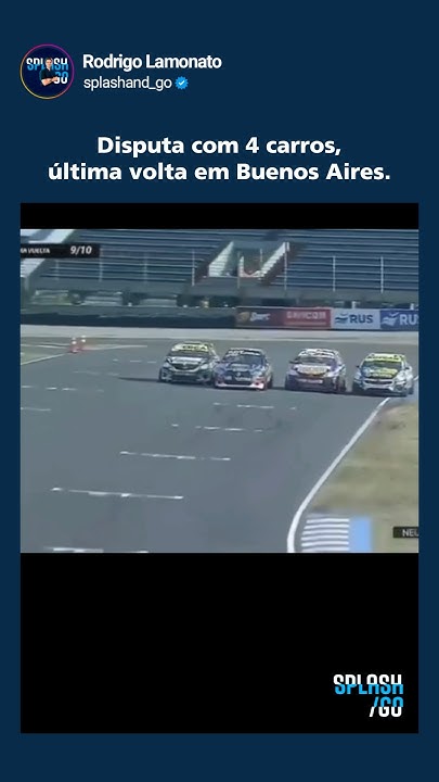 Chegada apertada na Argentina - 4 carros na linha de chegada. #automobilismo #racing #motorsport